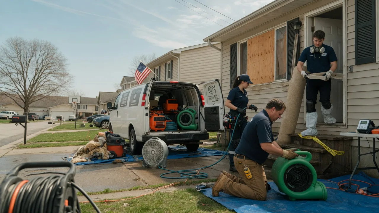 Water Damage Restoration in Farmer, OH near me